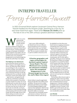 Intrepid Traveller: Percy Harrison Fawcett