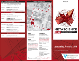 Metascience 2019 Symposium Program