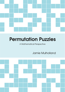 Permutation Puzzles a Mathematical Perspective