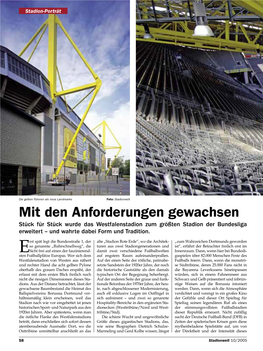 Das Dortmunder Stadion Ist Ein Gesamtkunstwerk