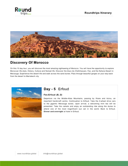 Discovery of Morocco