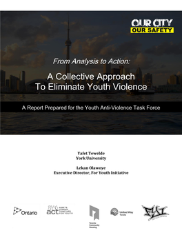 A Collective Approach to Eliminate Youth Violence