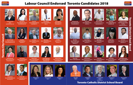 Toronto Endorsees2018- Tabloid