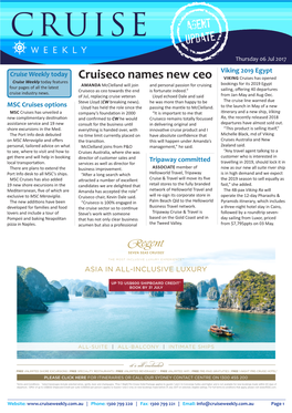 Cruise Weekly