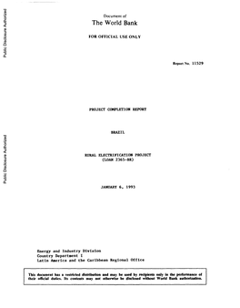 World Bank Document