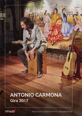 ANTONIO CARMONA Gira 2017