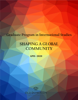 Shaping a Global Community