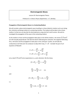 Electromagnetic Waves