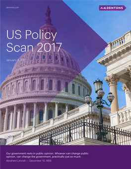US Policy Scan 2017