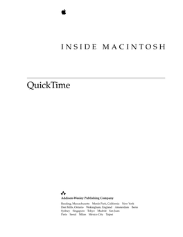 Inside Macintosh Quicktime