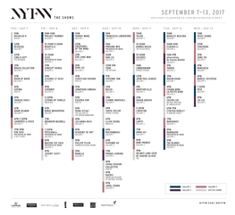 Nyfw-Sept2017-Schedule-083117