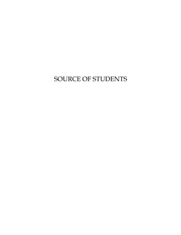 Source of Students