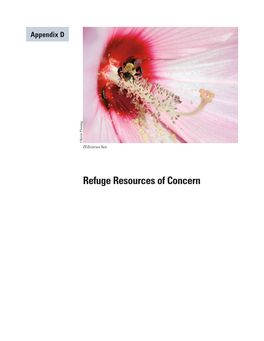 Refuge Resources of Concern Cial Dune Cial C