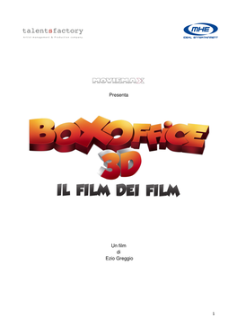 PRESSBOOK in ITALIANO Di BOX OFFICE 3D