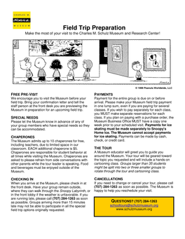 Before Your Visit to the Schulz Museum, Have Students Cut out the Daily Peanuts Strip and Bring It to Class