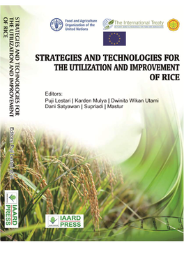 Strategies and Technologies for the Utilization and Improvement of Rice