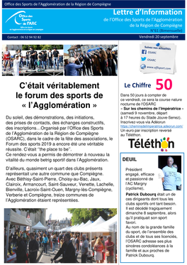 Lettre D'info Osarc 61