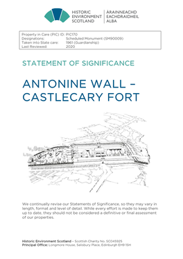 Antonine Wall – Castlecary Fort