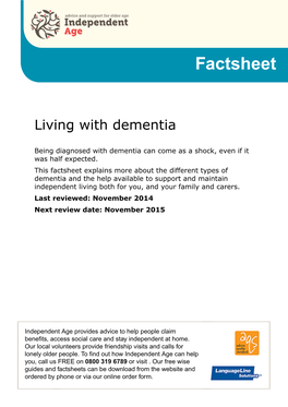 Living with Dementia