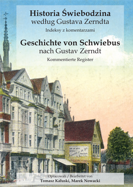 Historia Świebodzina Geschichte Von Schwiebus