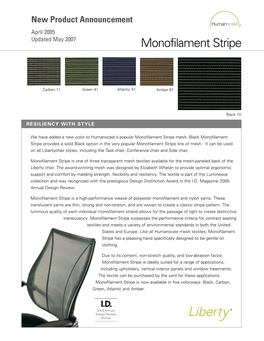 Monofilament Stripe