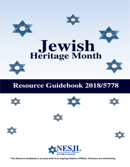 Jewish Heritage Month