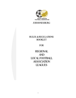 Regional and Local Football Association Leagues