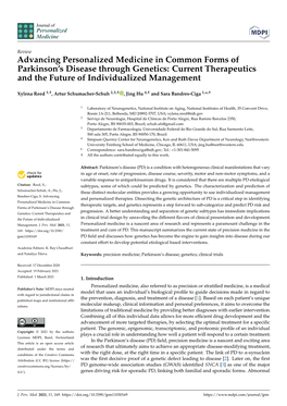 Advancing Personalized Medicine in Common Forms of Parkinson's Disease Through Genetics