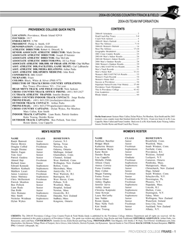 2004-05 Cross Country/Track & Field 2004-05 Team