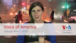 Voice of America Mission Brief | 2020