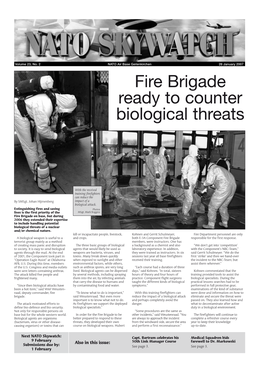 Fire Brigade Ready to Counter Biological Threats