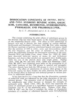 And Para- Hy Droxy Benzoic Acids, Gallic Acid, Catechol, Resorcinbl, Hydroquinone, Pyrogallol and Phlorbglucinol