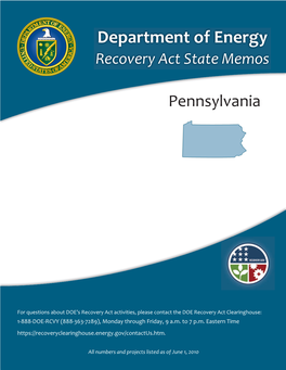 Pennsylvania Recovery Act State Memo