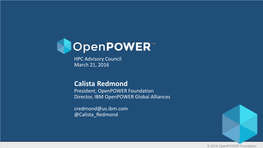 Openpower Overview