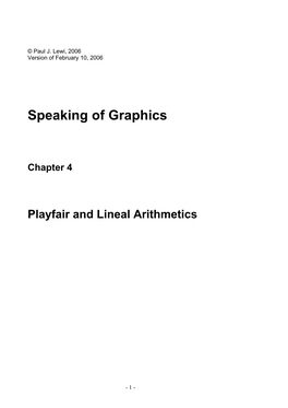 Chapter 4 Playfair and Lineal Arithmetics