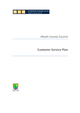 Customer Service Plan