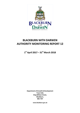 Authority Monitoring Report 12