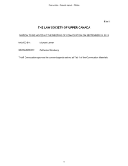 The Law Society of Upper Canada