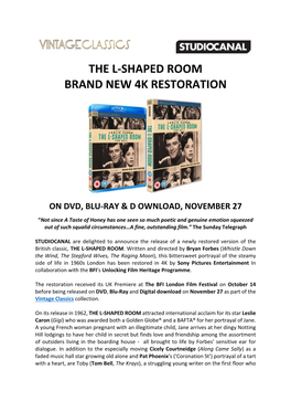 The L-Shaped Room Brand New 4K Restoration