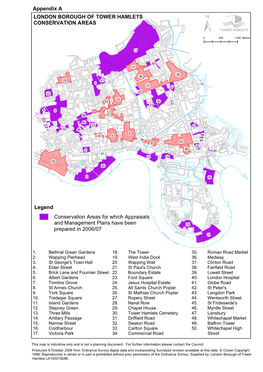 Bethnal Green Gardens Conservation Area (Area 1) Page 1 of 18 Appendix B – Draft Conservation Area Appraisals and Management Guidelines