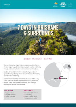 7 Days in Brisbane & Surrounds