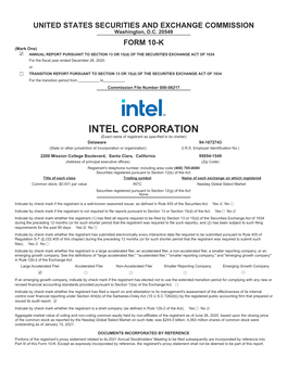 FORM 10-K (Mark One) ☑ ANNUAL REPORT PURSUANT to SECTION 13 OR 15(D) of the SECURITIES EXCHANGE ACT of 1934 for the Fiscal Year Ended December 26, 2020