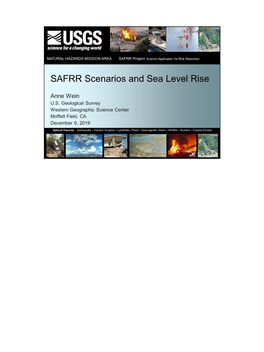 SAFRR Scenarios and Sea Level Rise