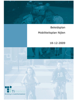 Beleidsplan Mobiliteitsplan Nijlen 18-12-2009