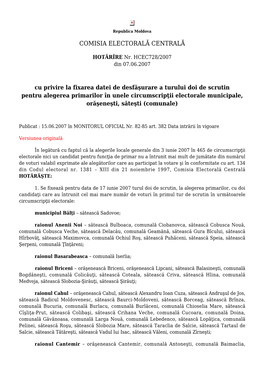 Comisia Electorală Centrală