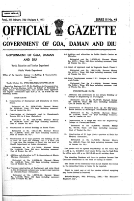 Official' 'Gazette Government