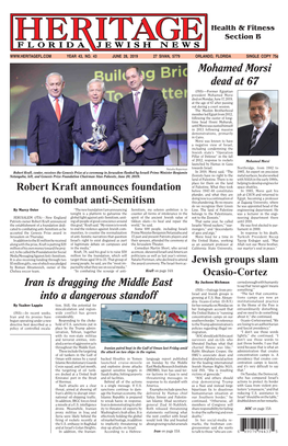 Robert Kraft Announces Foundation to Combat Anti-Semitism Iran Is