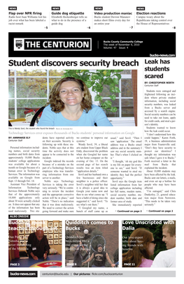 Student Discovers Security Breach Leak Has Students Scared