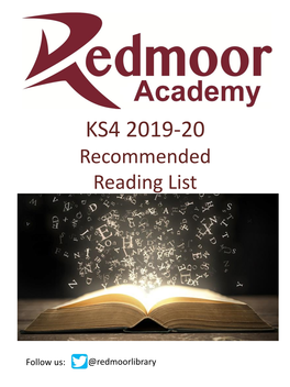 KS4 2019-20 Recommended Reading List