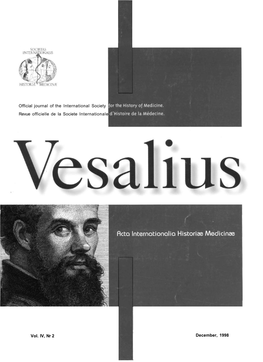 The Medical Statues of Paris, Vesalius, IV, 2, 79 - 89,1998